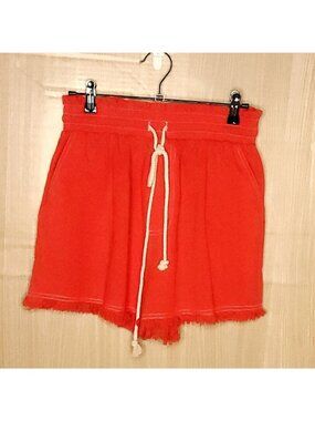 Idem Ditto Red Elastic Waist Shorts Small